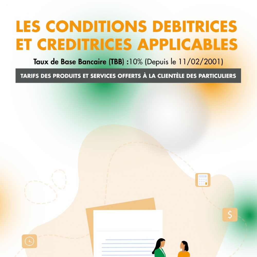 CONDITIONS DE BANQUE PARTICULIERS (MAJ JUIN 2023)