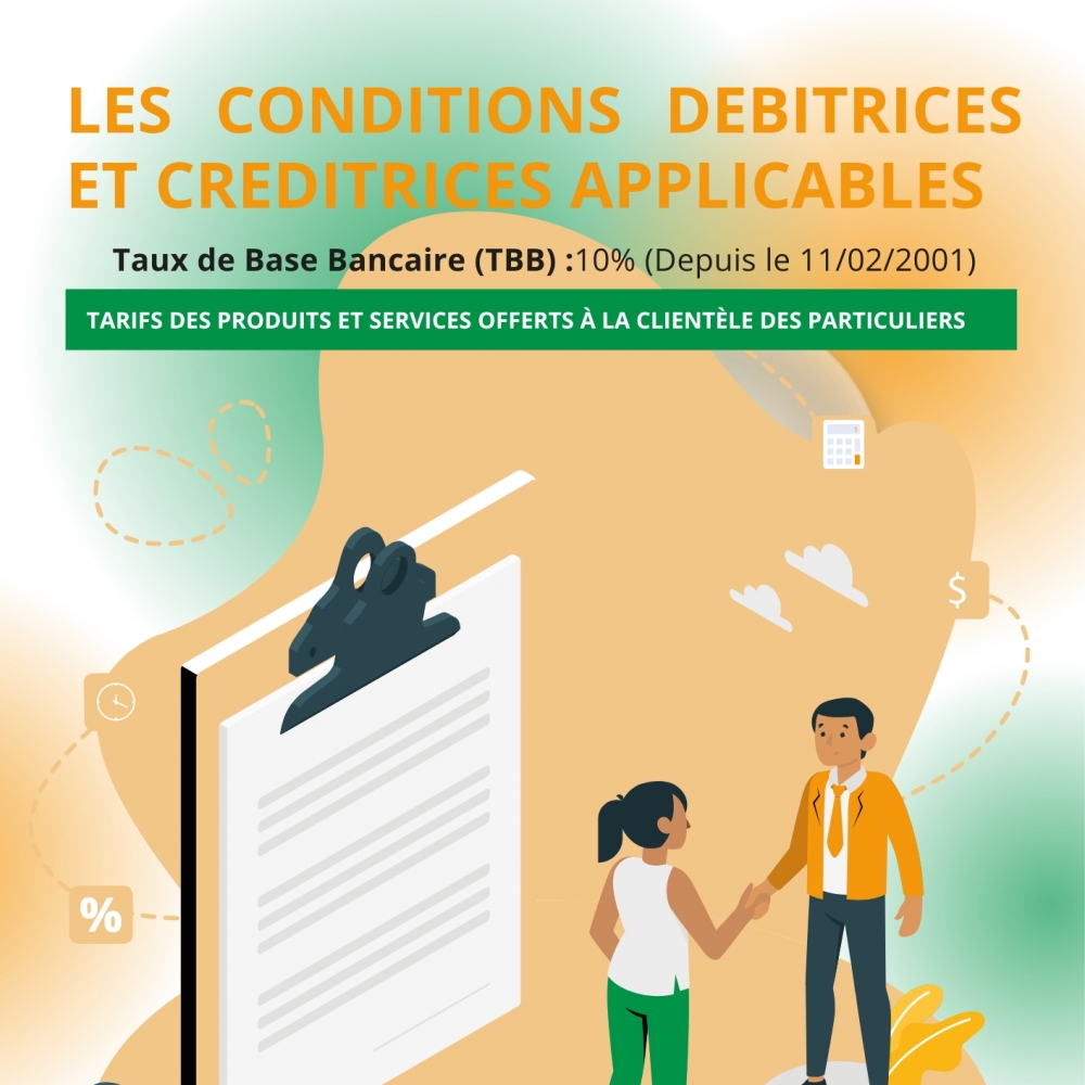 CONDITIONS DE BANQUE PARTICULIERS (MAJ DECEMBRE 2023)