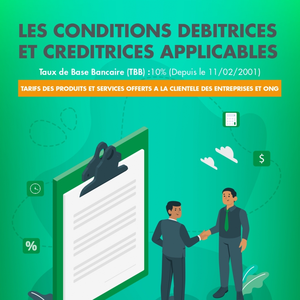 CONDITIONS DE BANQUE POUR LES ENTREPRISES (MAJ 12 FEVRIER 2025)