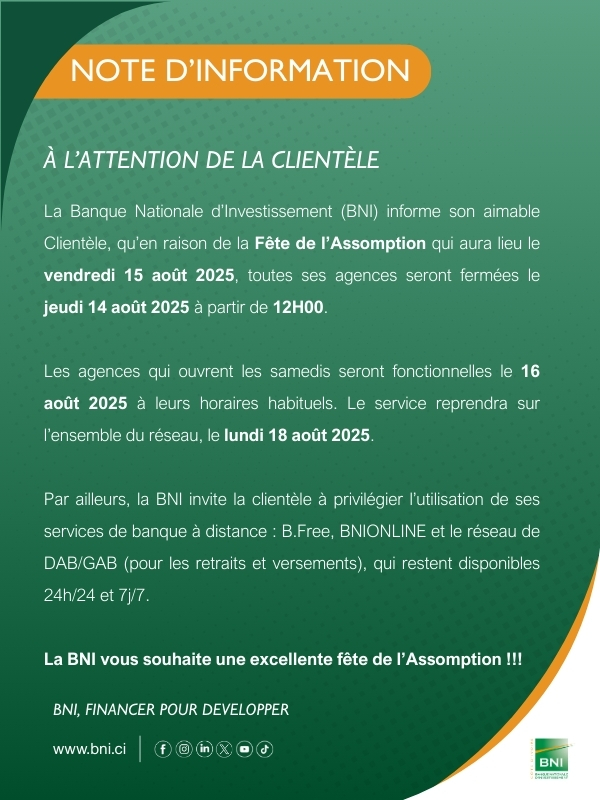 NOTE D'INFORMATION - ASSOMPTION 2025
